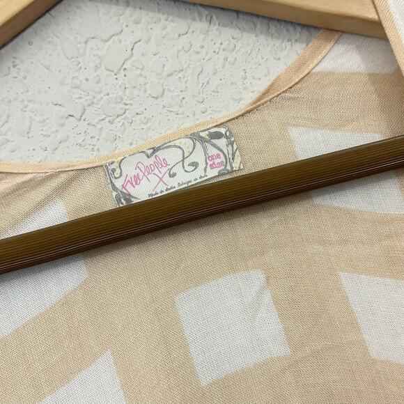 FREE PEOPLE Kenna Kimono Natural Striped Duster Cover Up NWT - Picture 8 of 11